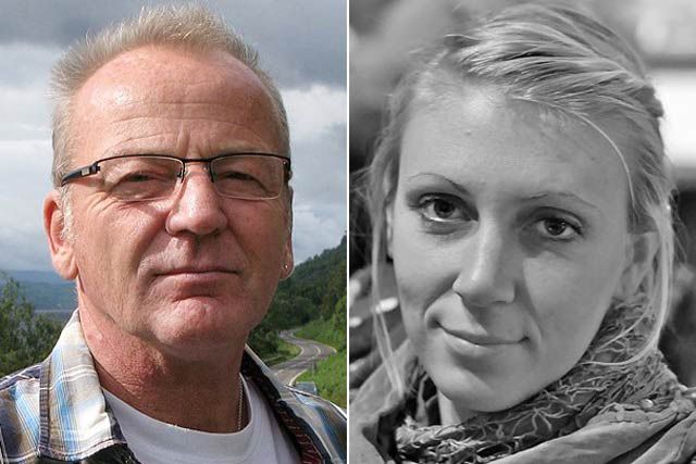 Poul Hagen Thisted and Jessica Buchanan, the rescued aid workers